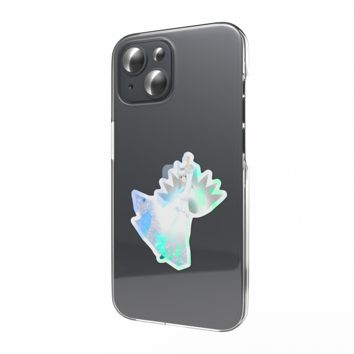 ホログラムスマホステッカー - 縦