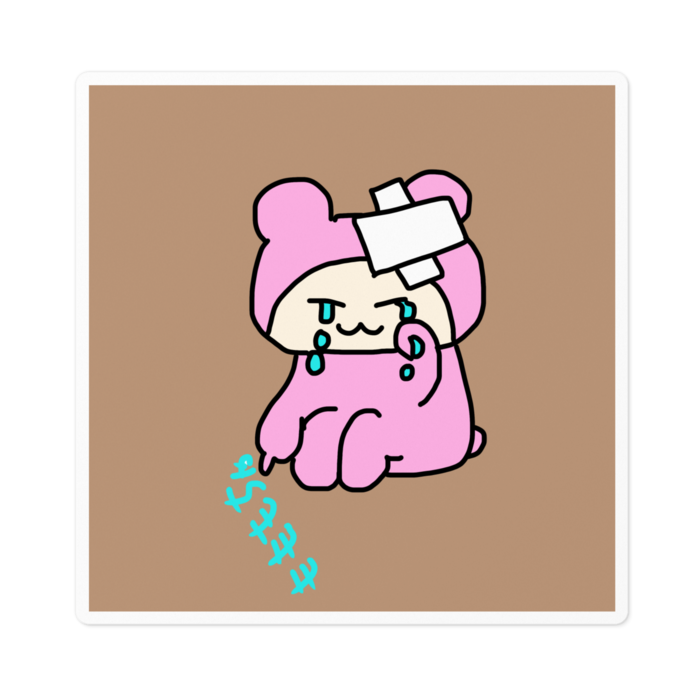 ステッカー - 100 x 100 (mm)