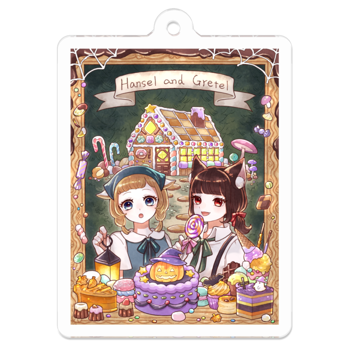 アクリルキーホルダー - 50 x 50 (mm)