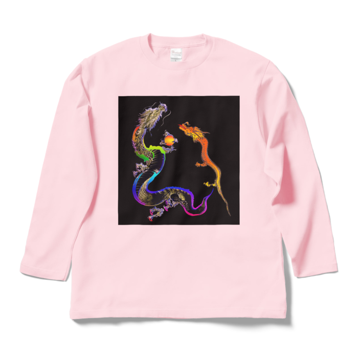 ロングスリーブTシャツ - L - ライトピンク