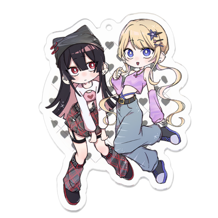 アクリルキーホルダー - 70 x 70 (mm)