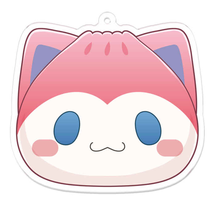 アクリルキーホルダー（コーティング） - 70 x 70 (mm)