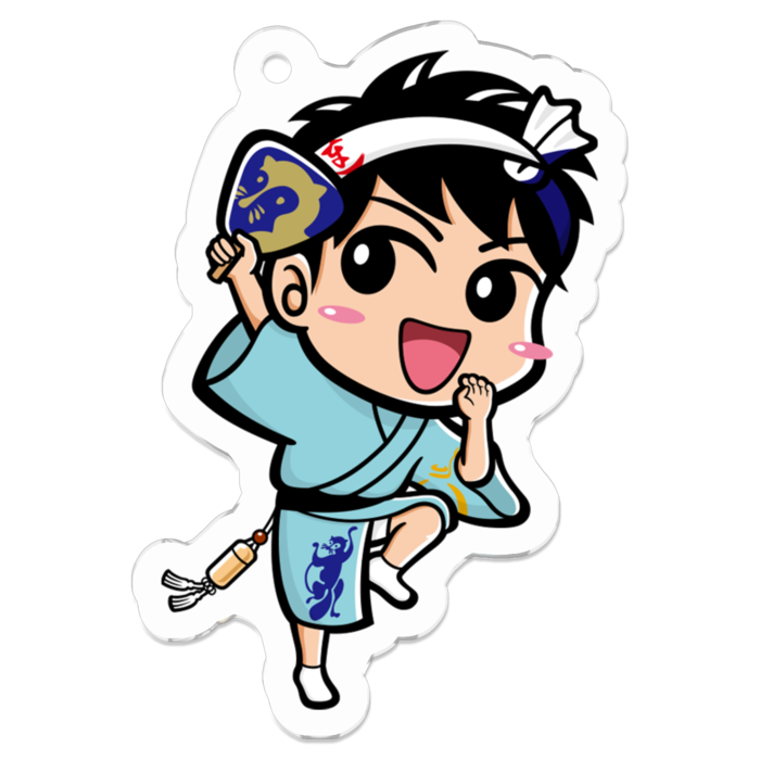 アクリルキーホルダー - 50 x 50 (mm)