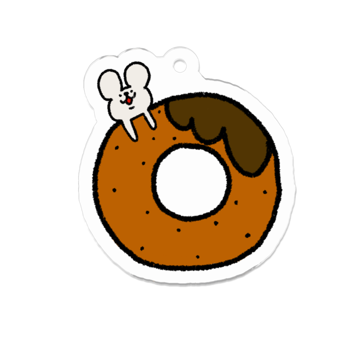 アクリルキーホルダー - 50 x 50 (mm)