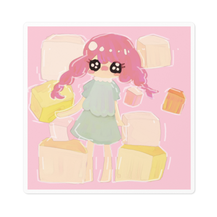 ステッカー - 100 x 100 (mm)