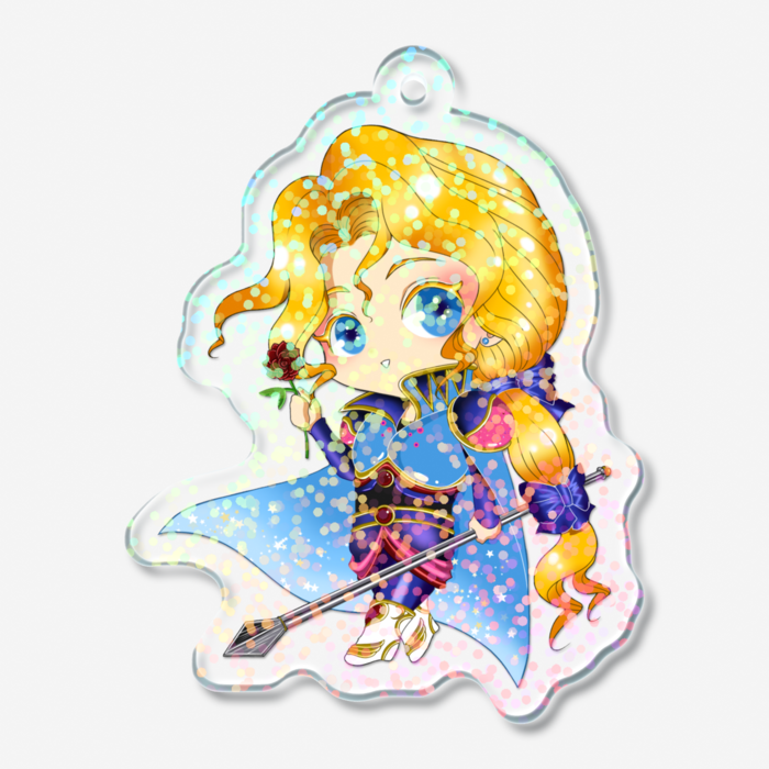 ホログラムアクリルキーホルダー - 50 × 50mm