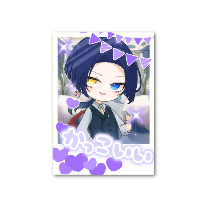 フォト風カード - 紺夜狐