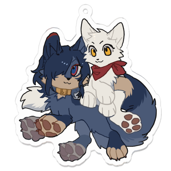 アクリルキーホルダー - 70 x 70 (mm)