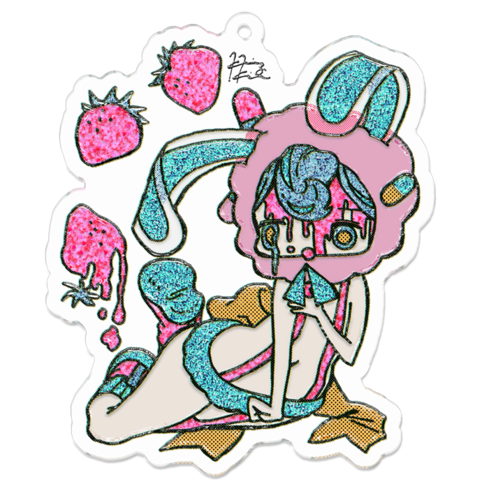 アクリルキーホルダー - 70 x 70 (mm)