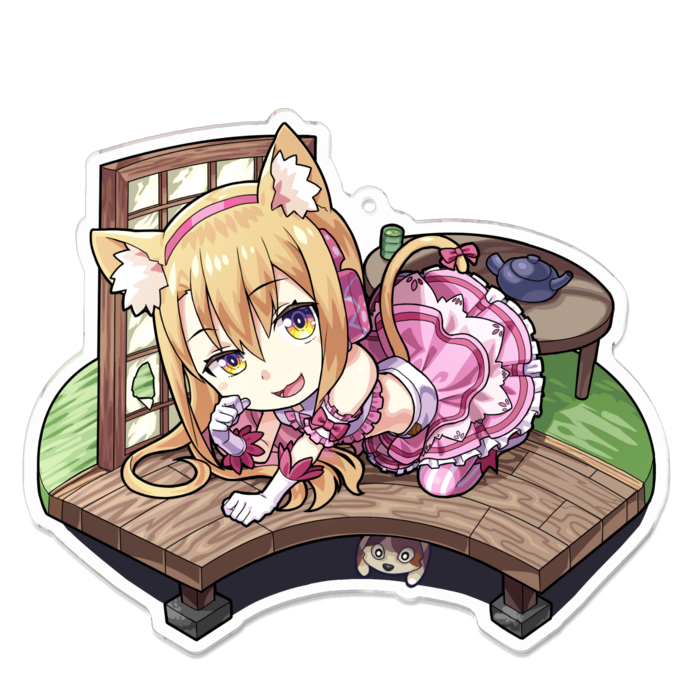 アクリルキーホルダー - 100 x 100 (mm)