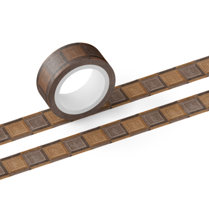 クラシカルなチョコレート柄マスキングテープ5種