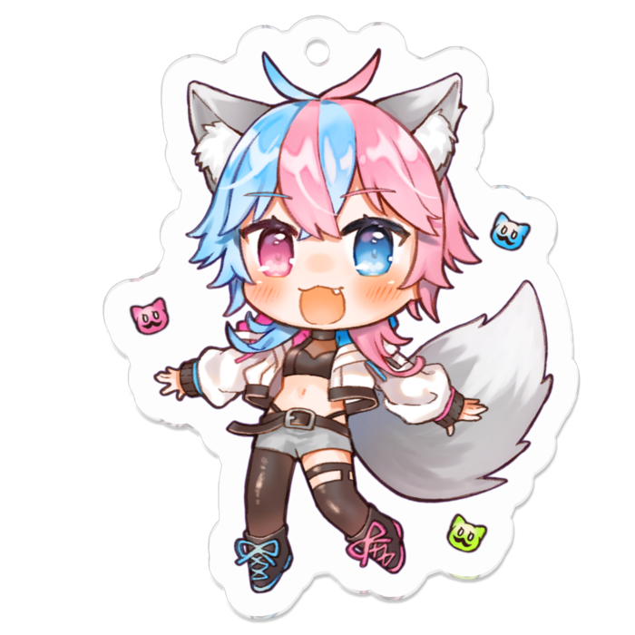 アクリルキーホルダー - 50 x 50 (mm)