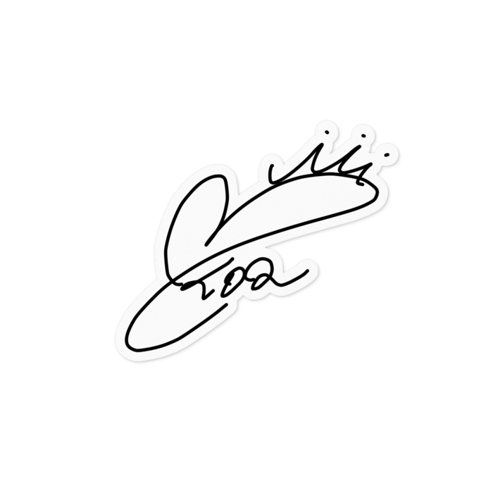 ステッカー - 100 x 100 (mm)