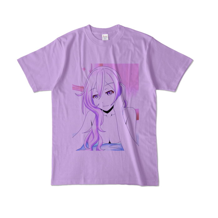 カラーTシャツ - L - ライトパープル (淡色)
