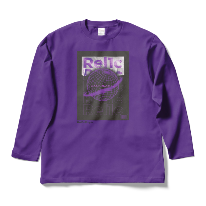 Rel1cStyle ロングスリーブTシャツ L - Rel1c (Purple)