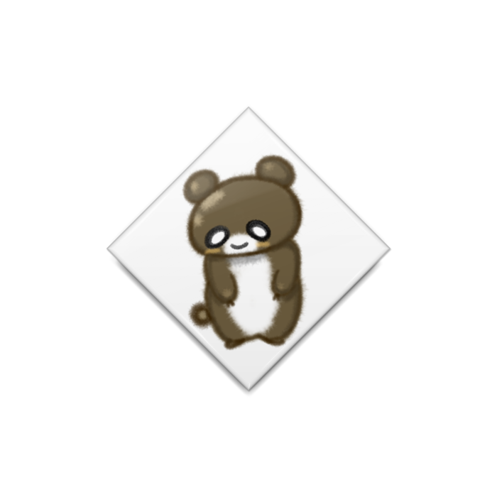 缶バッジ - ひし形40mm