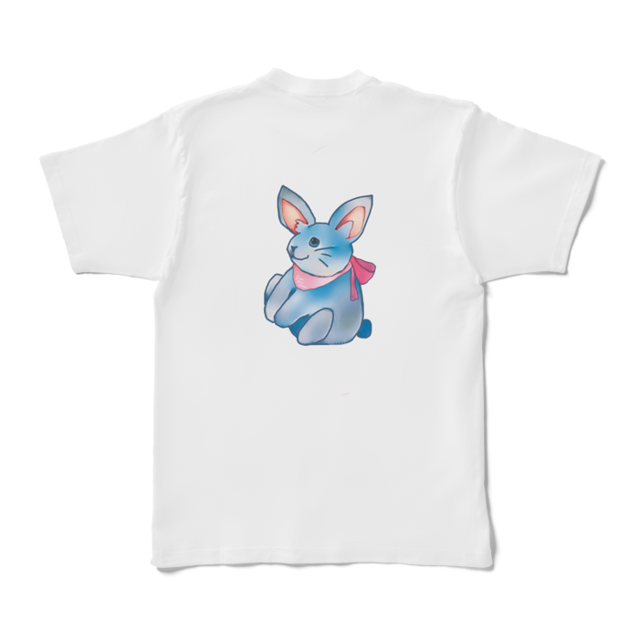 バックプリントTシャツ - XL - 白