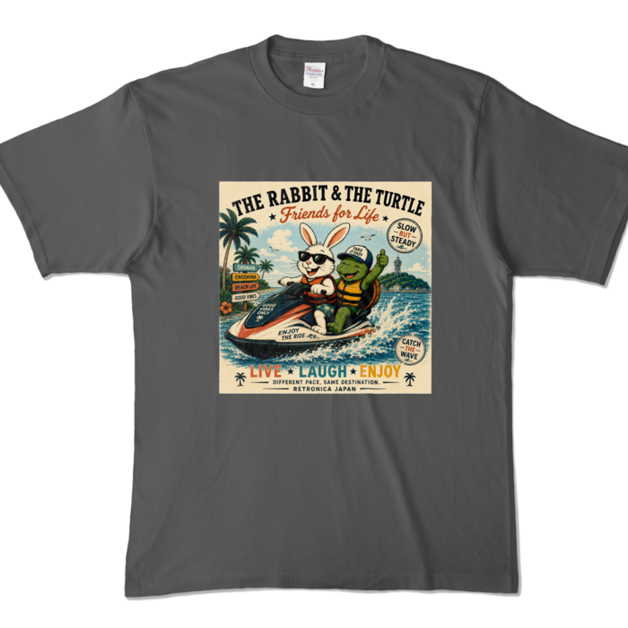 カラーTシャツ - XL - チャコール (濃色)