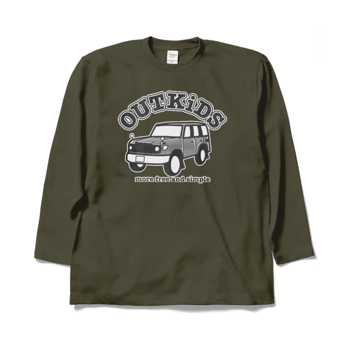 ロングスリーブTシャツ - XL - アーミーグリーン