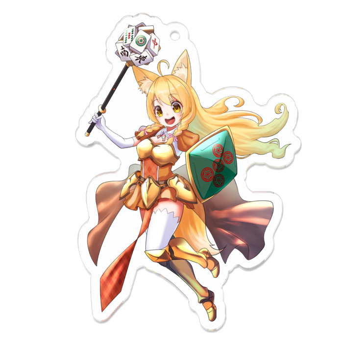 アクリルキーホルダー(コーティング) - 70 x 70 (mm)