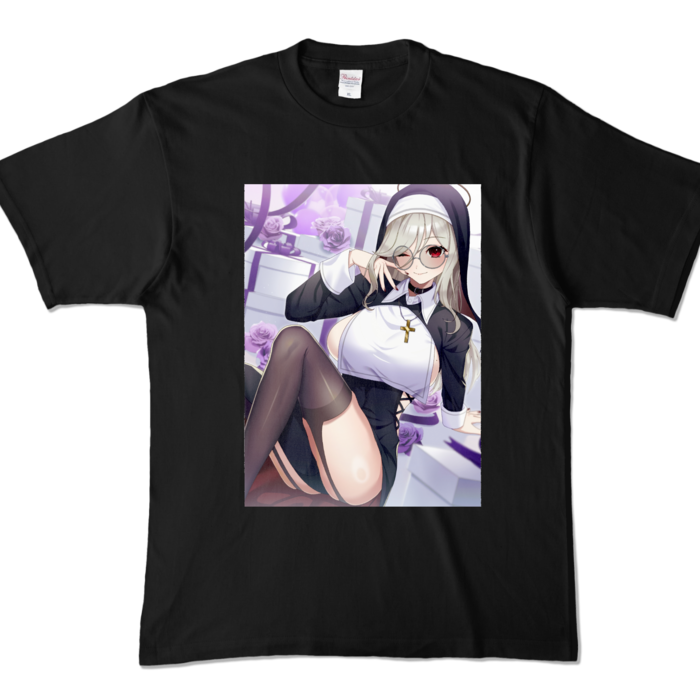 カラーTシャツ - XL - ブラック (濃色)