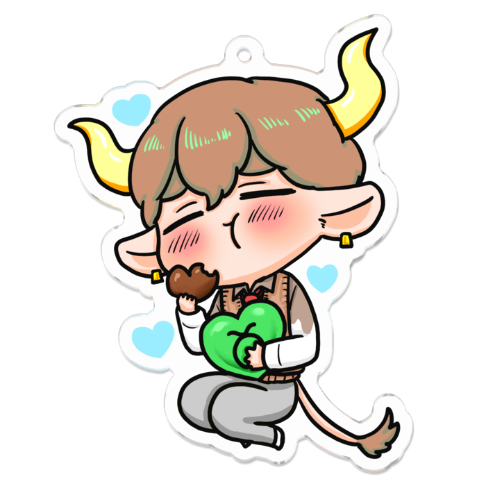 アクリルキーホルダー - 70 x 70 (mm)