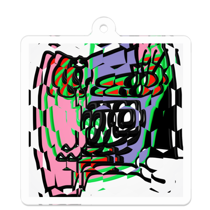 アクリルキーホルダー - 50 x 50 (mm)
