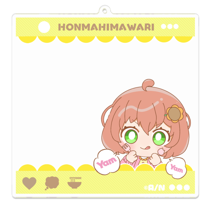 いっしょにぱしゃりアクキー イエロー