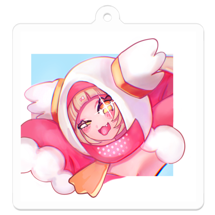 アクリルキーホルダー - 50 x 50 (mm)