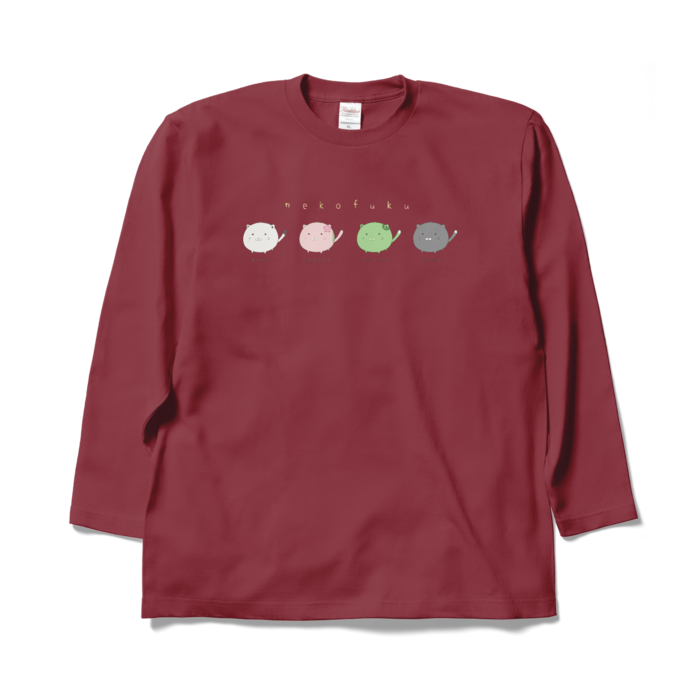 ロングスリーブTシャツ - XL - バーガンディ