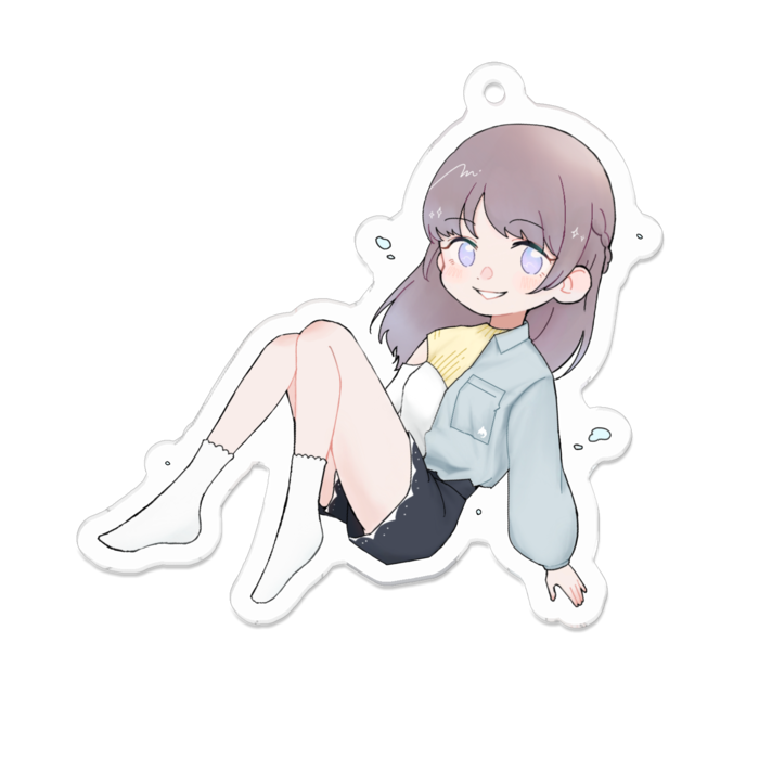 アクリルキーホルダー - 70 x 70 (mm)
