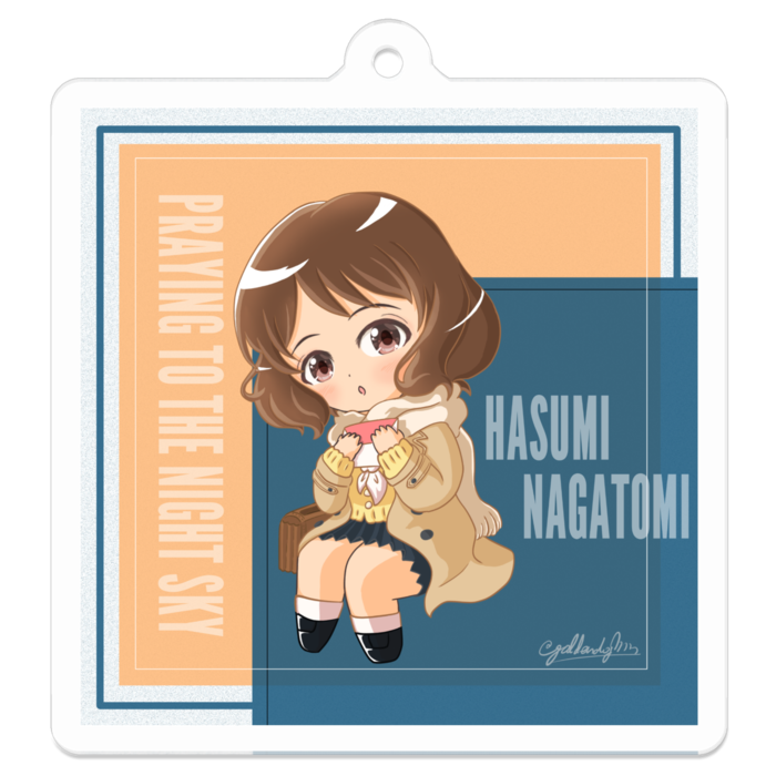 アクリルキーホルダー - 50 x 50 (mm)