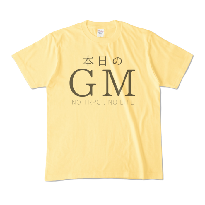 カラーTシャツ - M - ライトイエロー