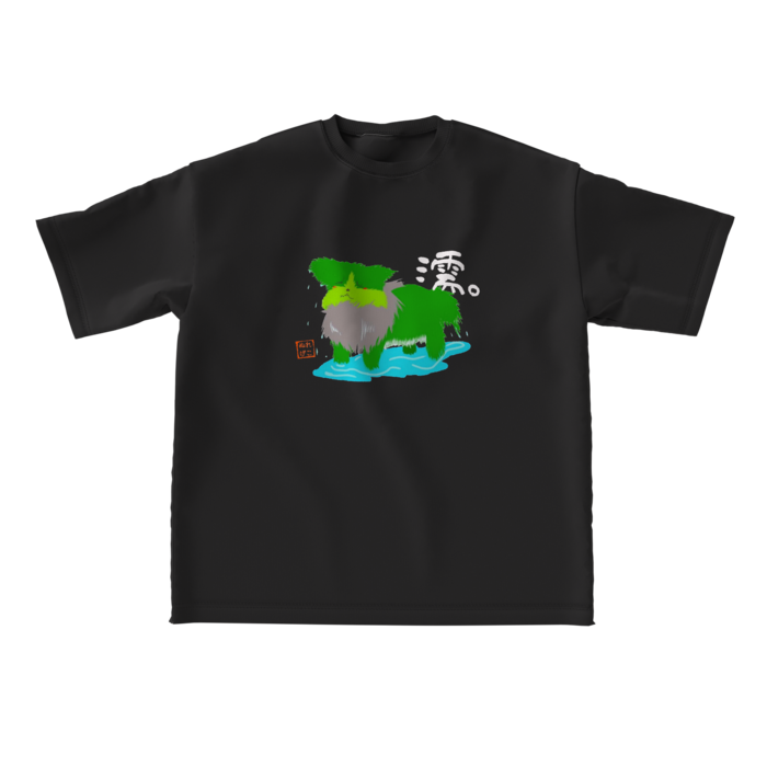 ビッグシルエットTシャツ - L - Black