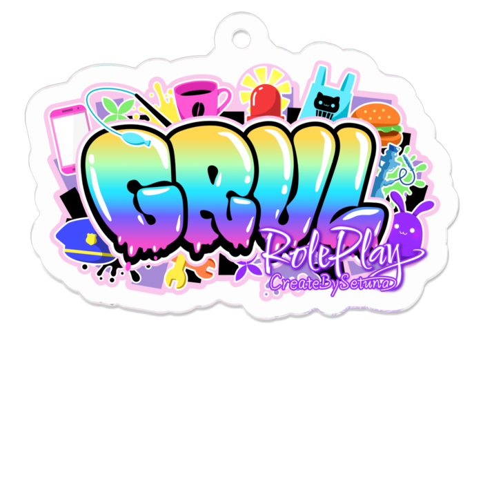 アクリルキーホルダー - 50 x 50 (mm)