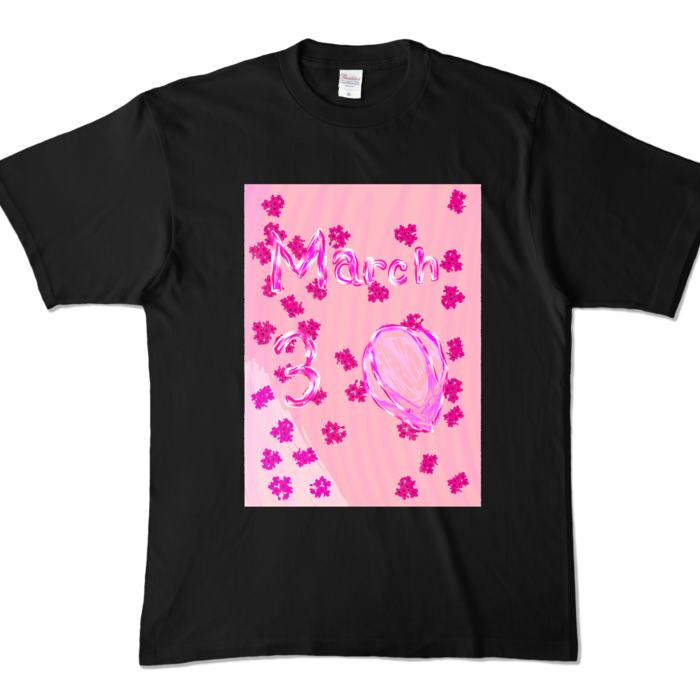 カラーTシャツ - XL - ブラック (濃色)