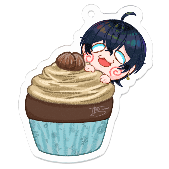 アクリルキーホルダー - 50 x 50 (mm)