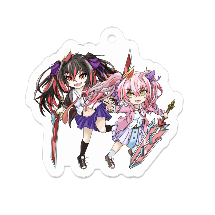 アクリルキーホルダー - 50 x 50 (mm)