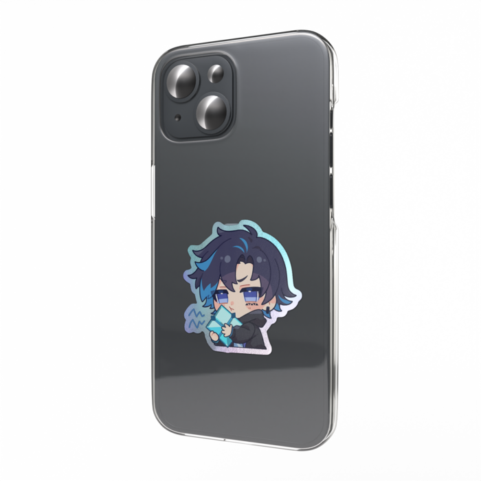 オーロラスマホステッカー - 縦