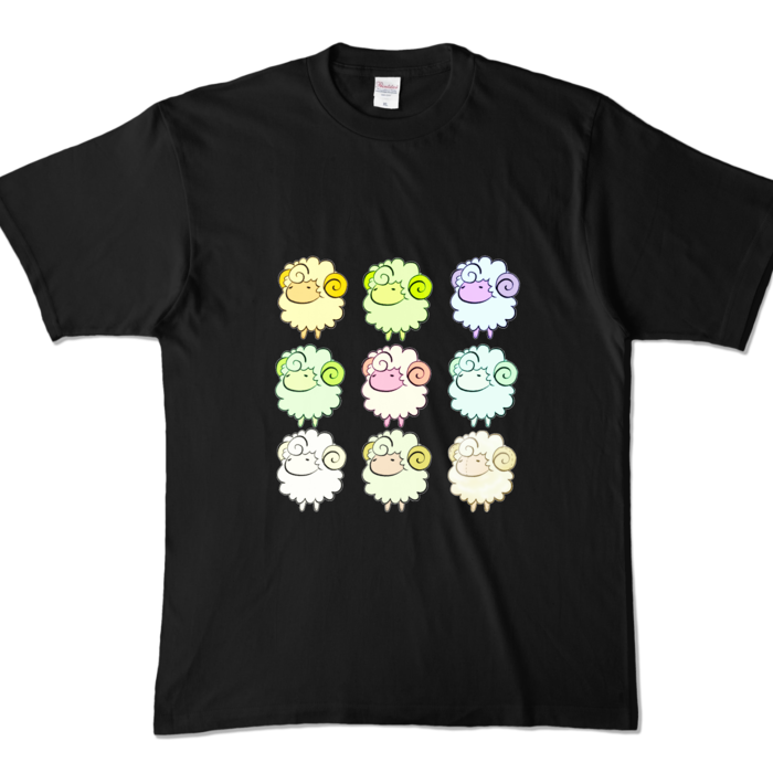 カラーTシャツ - XL - ブラック (濃色)