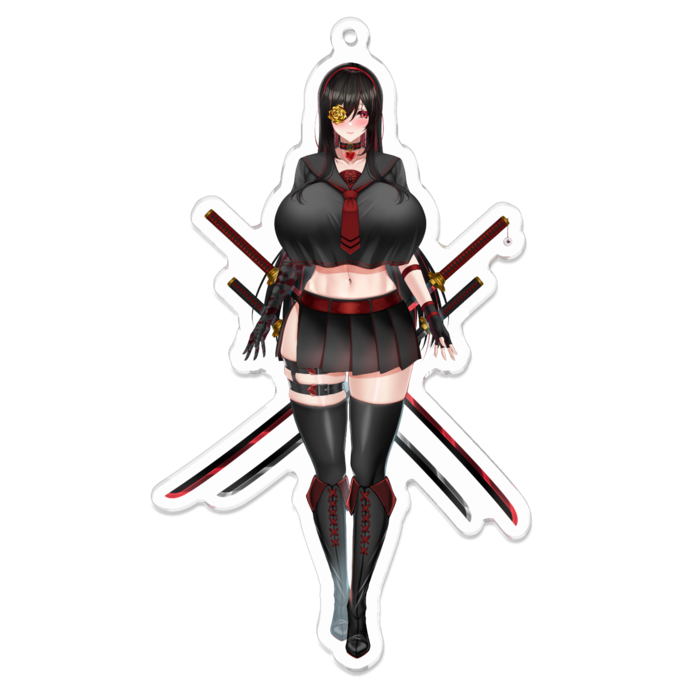 アクリルキーホルダー - 100 x 100 (mm)
