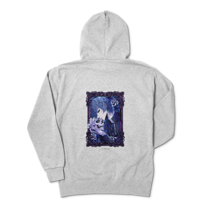 ジップパーカー - XL - 杢グレー