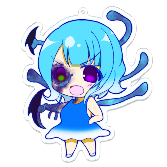 アクリルキーホルダー - 100 x 100 (mm)