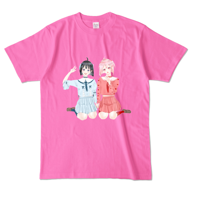 カラーTシャツ - L - ピンク (濃色)