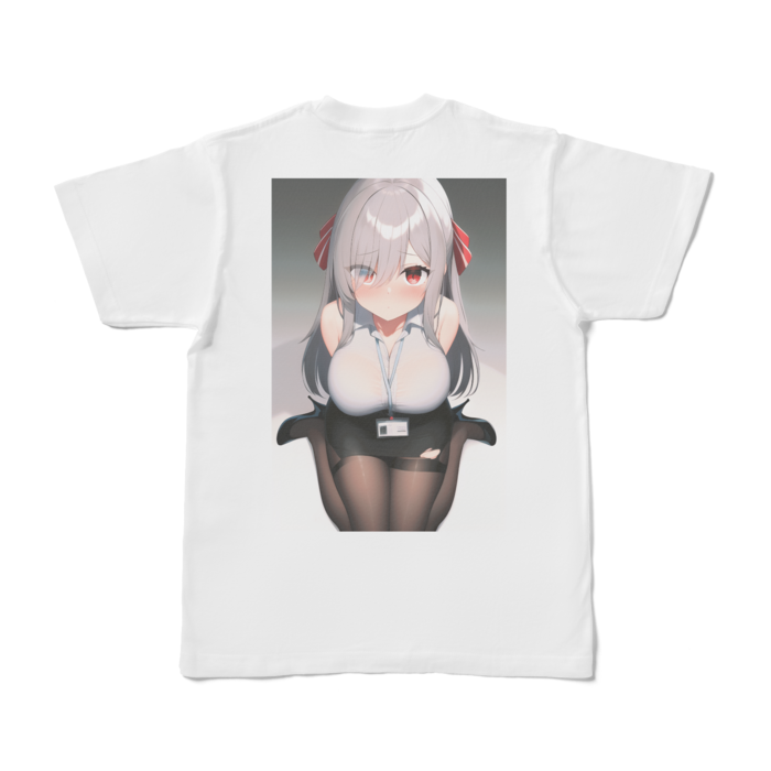 Tシャツ - S - 白 背面プリント