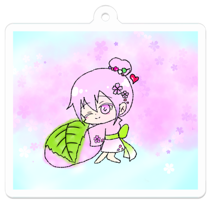 アクリルキーホルダー - 50 x 50 (mm)