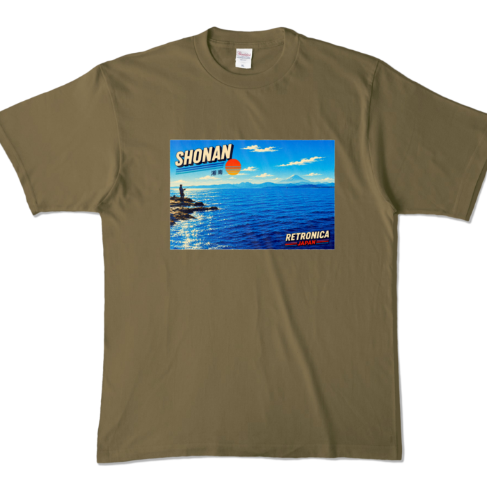 カラーTシャツ - XL - オリーブ (濃色)