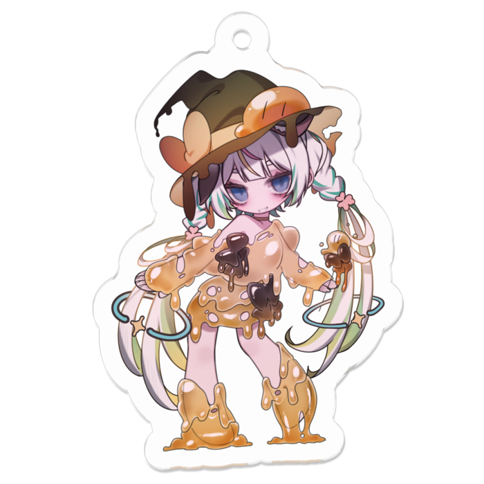 スライムｘ魔女っ子：50 x 50 (mm)