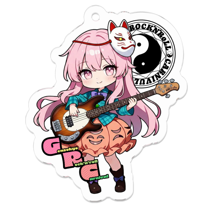 アクリルキーホルダー - 50 x 50 (mm)