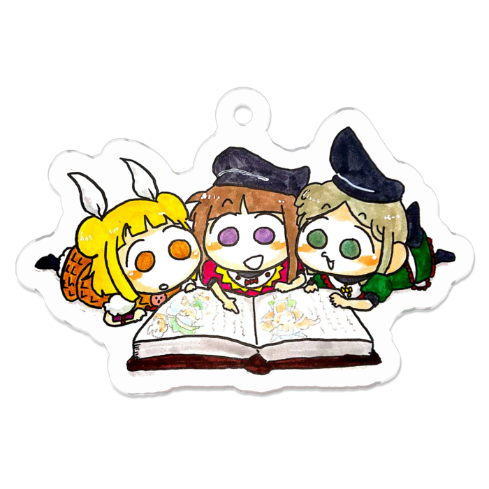 アクリルキーホルダー - 50 x 50 (mm)